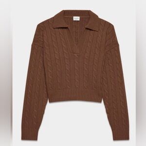 CLOSET CLEAR OUT Aritzia Sunday Best Lottie Sweater Brown